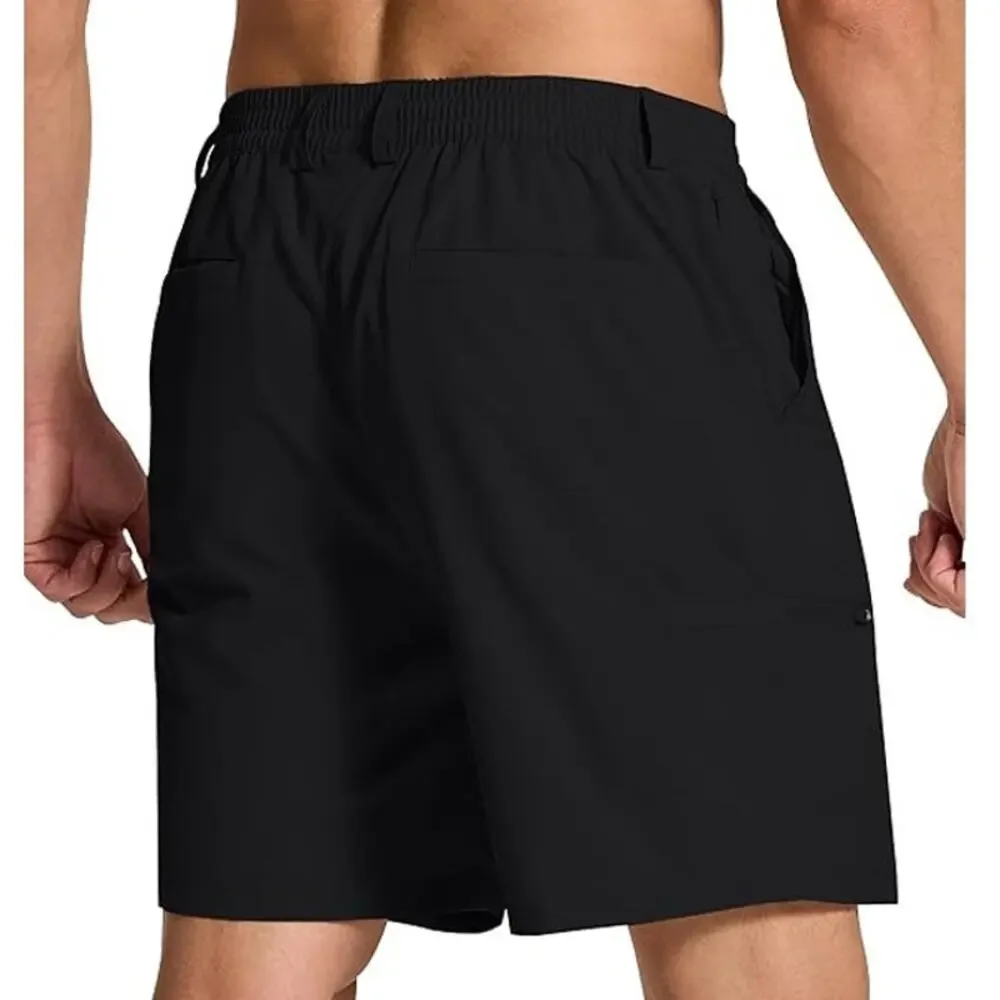 NWT ~ Men's Black Lightweight Golf Casual Summer Shorts ~ Size 32
